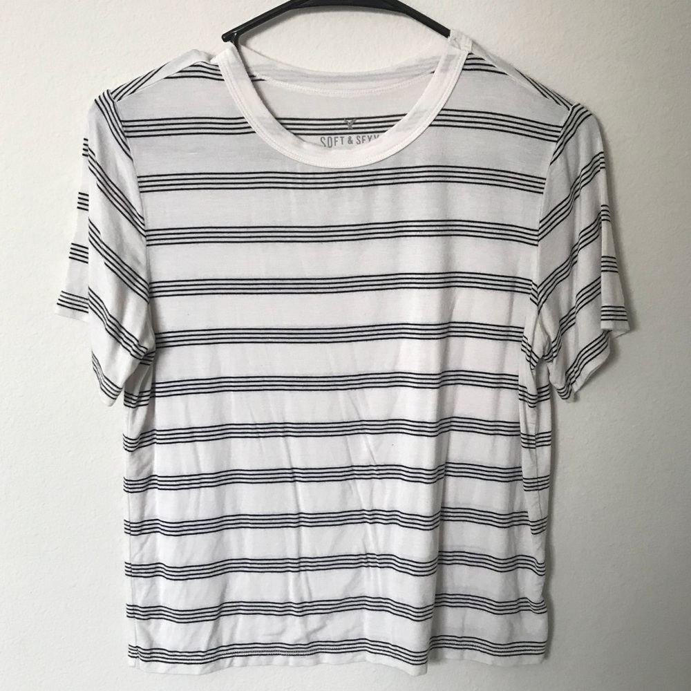 Boxy Striped Tee - Picture 3 of 4